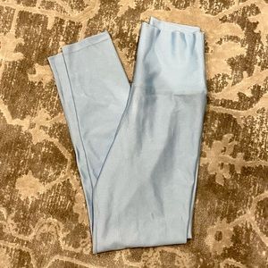 Beach Riot sparkly blue yoga pants